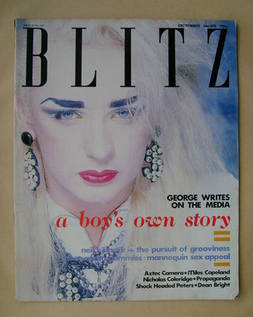 Blitz magazine - October 1984 - Boy George cover (No. 25)