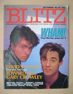 <!--1983-10-->Blitz magazine - October 1983 - Wham! cover (No. 15)
