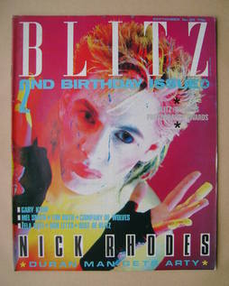 <!--1984-09-->Blitz magazine - September 1984 - Nick Rhodes cover (No. 24)