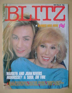 <!--1984-05-->Blitz magazine - May 1984 - Marilyn and Joan Rivers cover (No