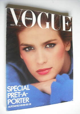 <!--1980-08-->French Paris Vogue magazine - August 1980 - Gia Carangi cover