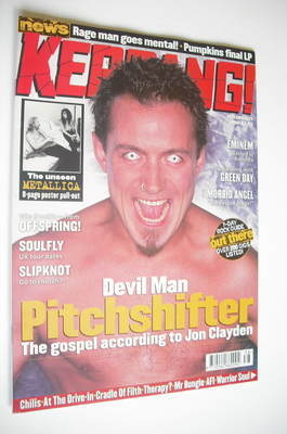 Kerrang magazine - Jon Clayden cover (23 September 2000 - Issue 820)