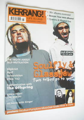 Kerrang magazine - Soulfy & Glassjaw cover (2 December 2000 - Issue 830)