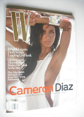 W magazine - December 2006 - Cameron Diaz cover