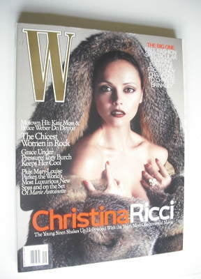 W magazine - September 2006 - Christina Ricci cover