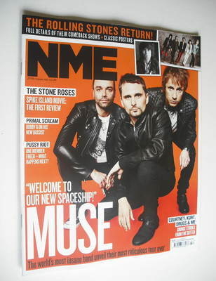 NME magazine - Muse cover (20 October 2012)