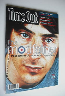 <!--1995-05-17-->Time Out magazine - Paul Weller cover (17-24 May 1995)