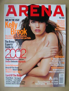 Arena magazine - January 2002 - Kelly Brook cover