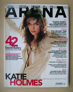 Arena magazine - October 2002 - Katie Holmes cover