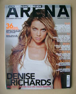 Arena magazine - September 2002 - Denise Richards cover