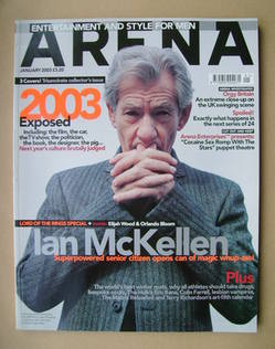 Arena magazine - January 2003 - Ian McKellen cover
