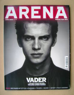 Arena magazine - June 2002 - Hayden Christensen cover