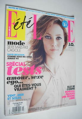 French Elle magazine - 10 August 2012 - Vanessa Paradis cover