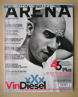 Arena magazine - November 2002 - Vin Diesel cover