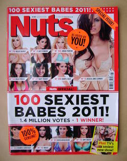 <!--2011-12-02-->Nuts magazine - 100 Sexiest Babes 2011 (2-8 December 2011)