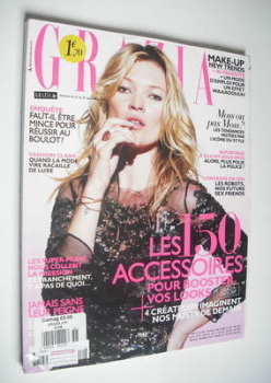 Grazia magazine - Kate Moss cover (21 September 2012) (French Edition)