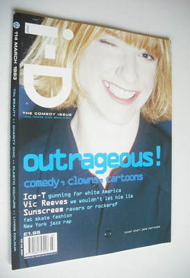 i-D magazine - Jane Horrocks cover (March 1993 - No 114)