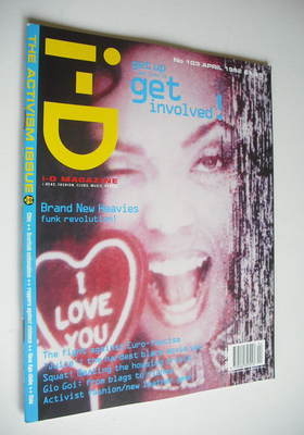 i-D magazine - N'Dea Davenport cover (April 1992 - No 103)