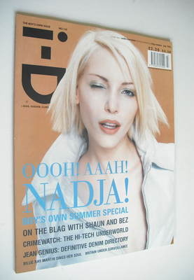 i-D magazine - Nadja Auermann cover (July 1995 - No 142)
