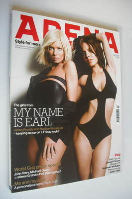 Arena magazine - July 2006 - Jaime Pressly and Nadine Velazquez cover