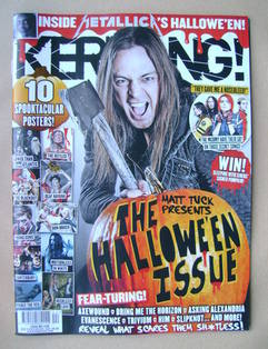 Kerrang magazine - Matt Tuck cover (3 November 2012 - Issue 1439)
