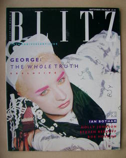 <!--1986-09-->Blitz magazine - September 1986 - Boy George cover