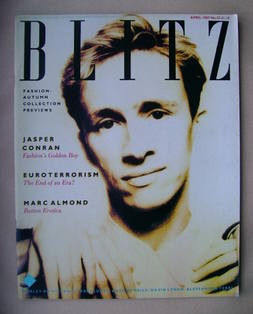 <!--1987-04-->Blitz magazine - April 1987 - Jasper Conran cover