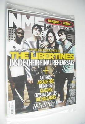 NME magazine - The Libertines cover (28 August 2010)