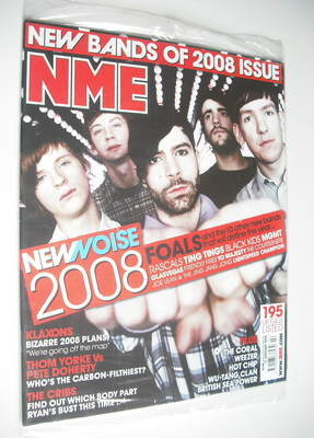 NME magazine - Foals cover (12 January 2008)