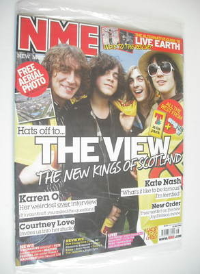 NME magazine - The View cover (14 July 2007)
