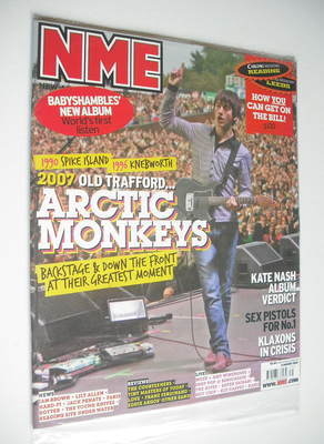 NME magazine - Arctic Monkeys cover (4 August 2007)