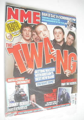 NME magazine - The Twang cover (31 March 2007)