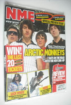 NME magazine - Arctic Monkeys cover (26 August 2006)