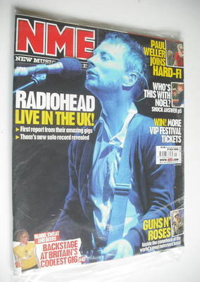 <!--2006-05-27-->NME magazine - Radiohead cover (27 May 2006)