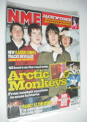 NME magazine - Arctic Monkeys cover (29 April 2006)