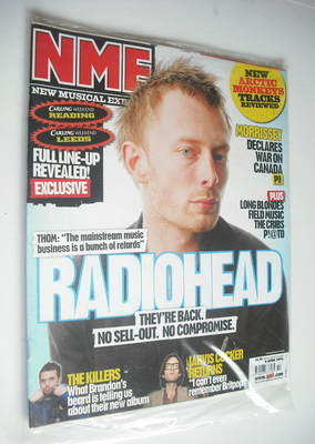 NME magazine - Radiohead cover (8 April 2006)