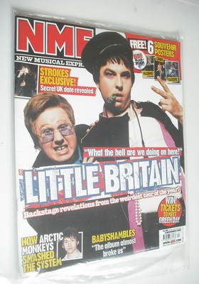 NME magazine - Matt Lucas and David Walliams cover (5 November 2005)
