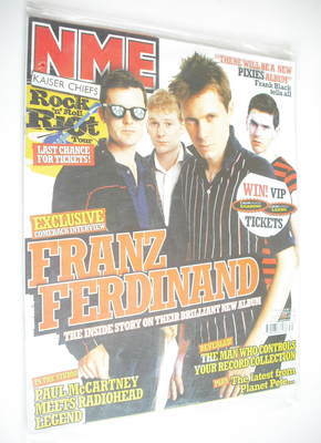 NME magazine - Franz Ferdinand cover (30 July 2005)