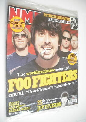 NME magazine - Foo Fighters cover (14 May 2005)