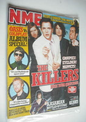 NME magazine - The Killers cover (7 May 2005)