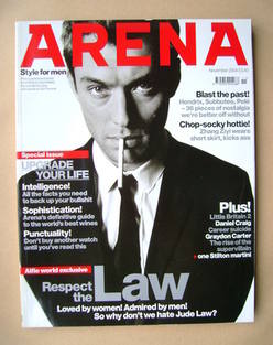 Arena magazine - November 2004 - Jude Law cover