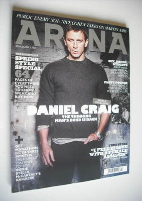 Arena magazine - March 2008 - Daniel Craig cover