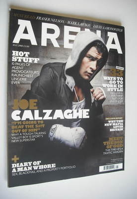 Arena magazine - May 2008 - Joe Calzaghe cover