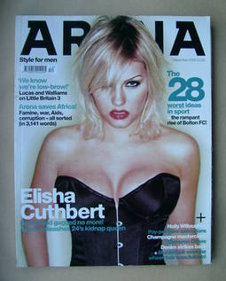 Arena magazine - December 2005 - Elisha Cuthbert cover