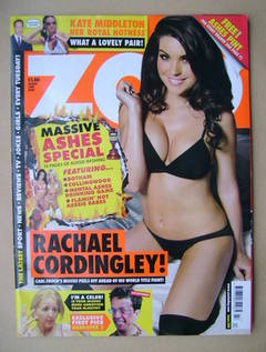 <!--2010-11-26-->Zoo magazine - Rachael Cordingley cover (26 November-2 Dec