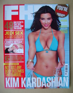 FHM magazine - Kim Kardashian cover (March 2011)