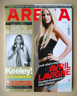 Arena magazine - April 2007 - Avril Lavigne cover