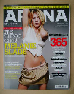 Arena magazine - February 2007 - Melanie Slade cover
