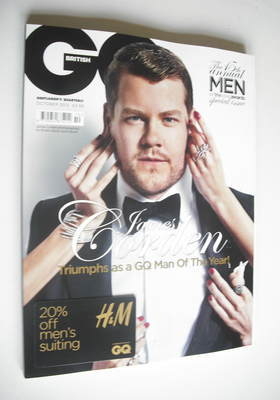 British GQ magazine - October 2012 - James Corden cover