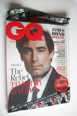 British GQ magazine - November 2012 - Timothy Dalton cover